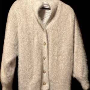 Elegant Cream Women's Cardigan